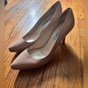Prada Nude Platform pointy toe Heels